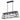 5 Light Anchor Grey Oak And Matte Black Kitchen Island Linear Pendant