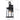 Rhewin 1-Light Modern Black Glass Outdoor Wall Lantern