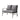 Metal Outdoor Loveseat with Cushions