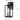 Holivar Matte Black Motion Sensor Outdoor Wall Lantern