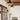Crofton Black and Gold Semi-Flush Mount Ceiling Light